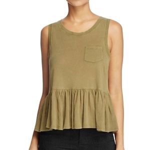 NWOT Free people peplum top